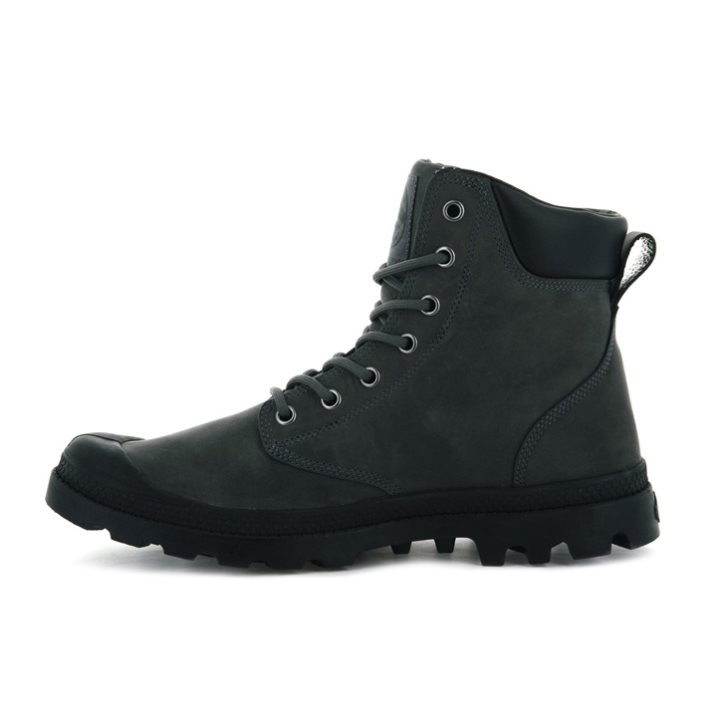 Bottes Palladium Pampa Cuff WP LUX Femme Noir | FR XZP435G